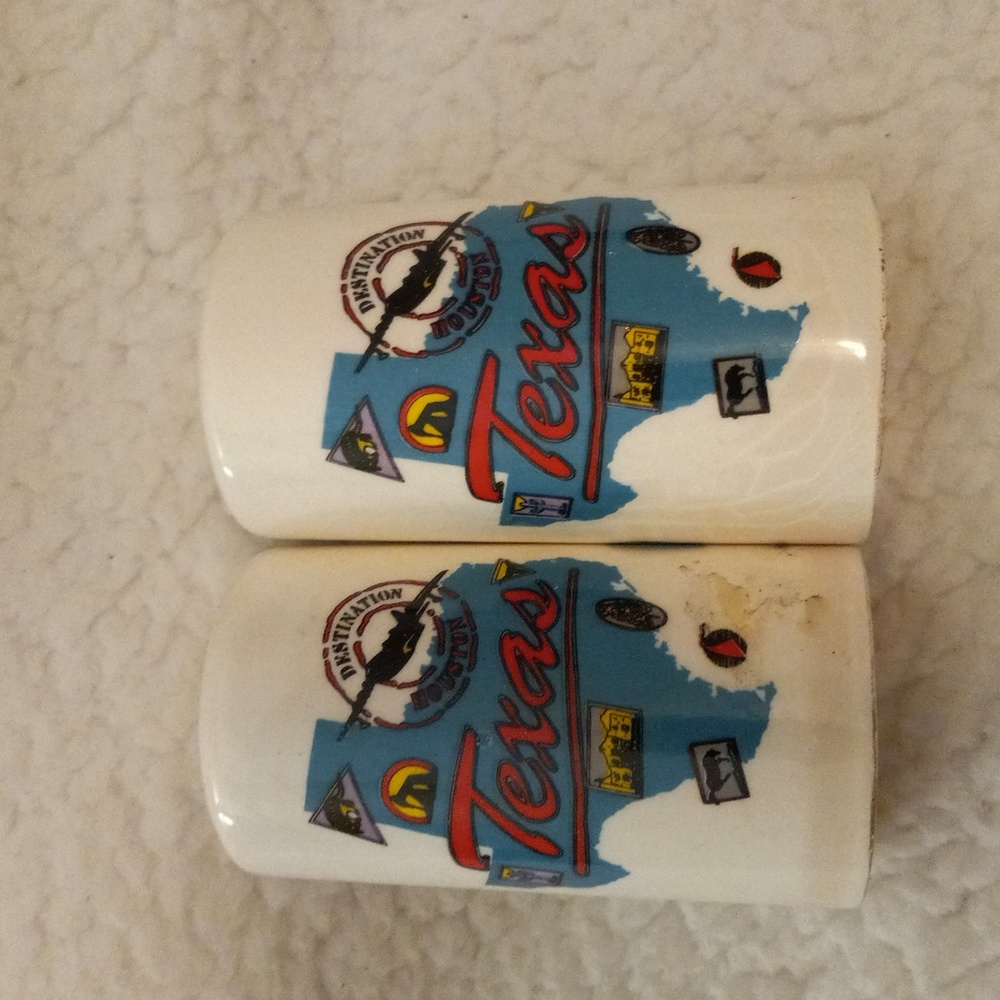 Vintage Texas State Salt and Pepper Shaker Set Made in Korea